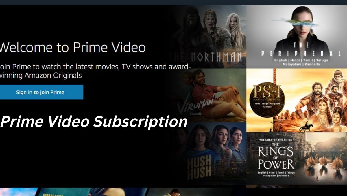 prime video subscription